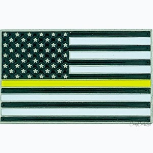 Thin Yellow Line Lapel Pin