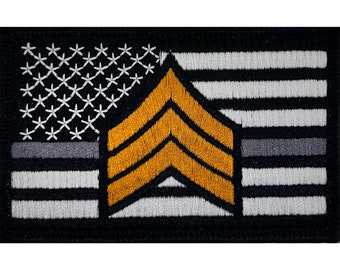 Correction SGT Flag Patch (Gold)