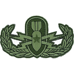 EOD senior green patch