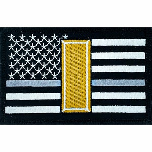 Correction Officer LT Patch Gold
