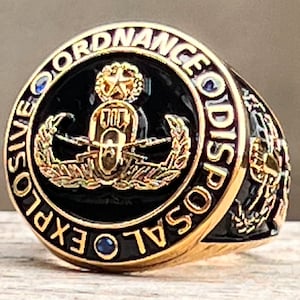 EOD 18K gold plated ring