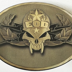 EOD 10 inch wall plaque