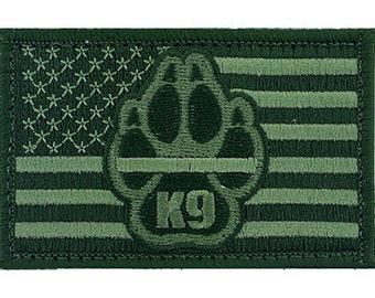 K9 Green Flag Patch