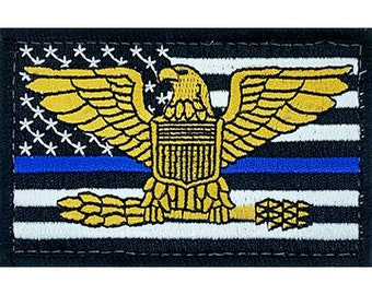 Police Colonel Patch Gold