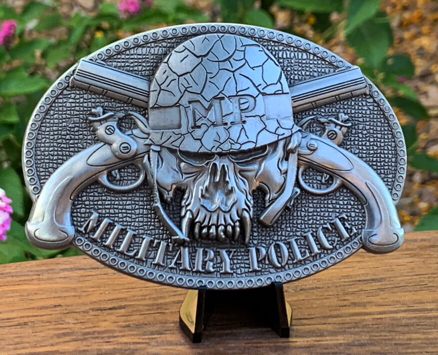 VINTAGE Sterling Silver Engraved  Belt Buckle PD Vintage Mexican Sterling Silver  main image 3