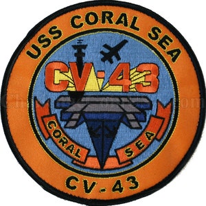 Uss Coral Sea Cv 43 - Etsy