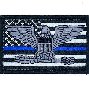 Police Colonel Patch Gray