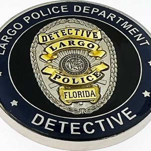 Largo PD DetectiveChallenge Coin
