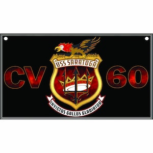 3 x 5  USS Saratoga Flag