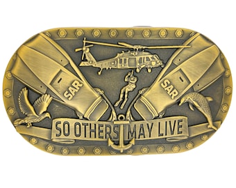 SAR belt buckle Old Antique Gold