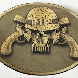 Military Police 10 inch wall plaque