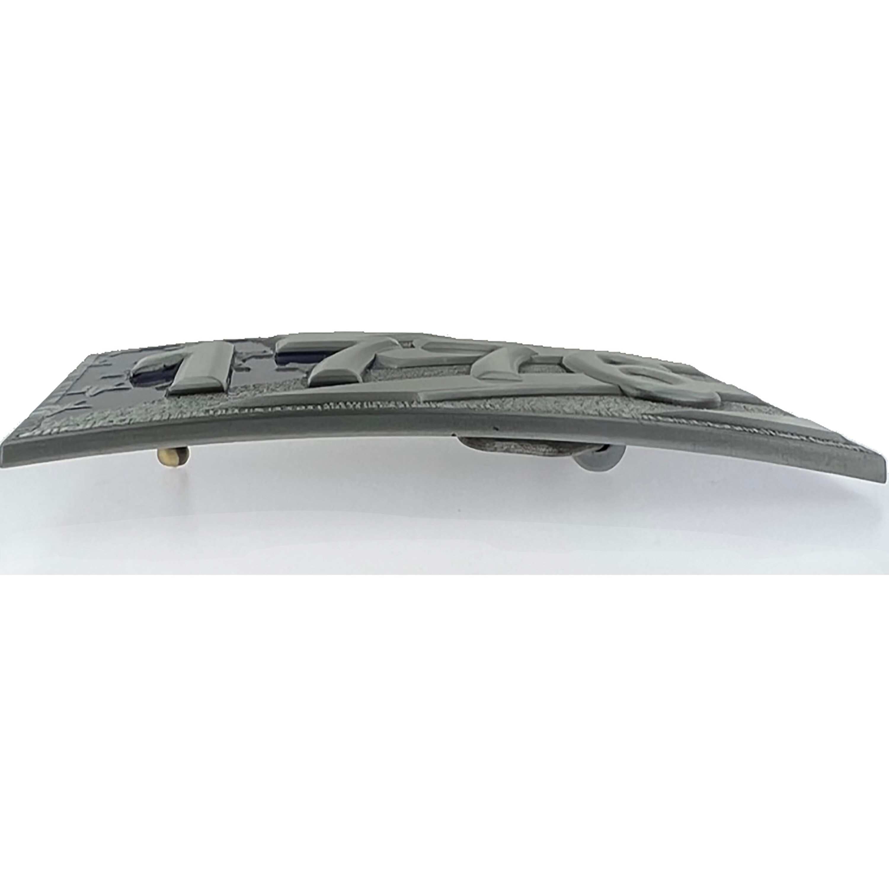 Fibbia Cintura In Argento Sterling .925 – Made In USA Vintage (Anni 80-90) – Iniziali