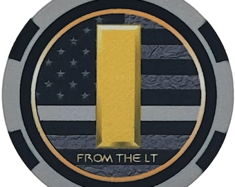 Correction Officer LT Thank You Poker Chip x 25