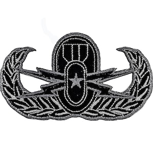 EOD senior black patch