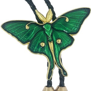 Bolo Tie Moth - Green