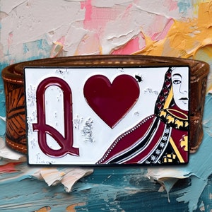 Queen of Heart Belt Buckle