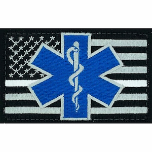 Star of Life Thin White Line Patch