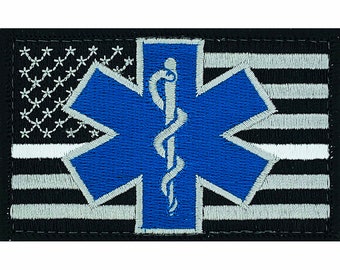 Star of Life Thin White Line Patch