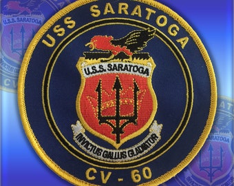 USS Saratoga CV-60   5 Inch patch