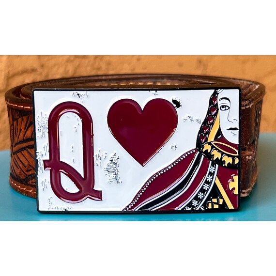 Queen of Heart Belt Buckle - Etsy Hong Kong display picture 1