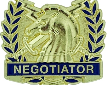 Negocjator Pin Złoty