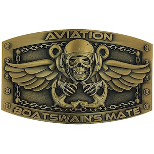 Aviation Boatswains Mate Custom 4.25 Belt Buckle