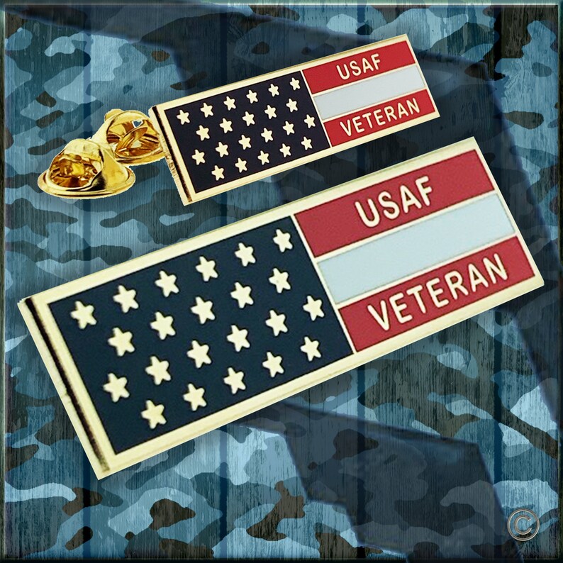 Veteran Airforce Flag Pin Bar image 3