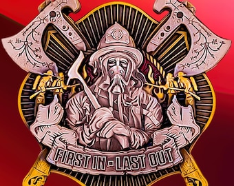Fire Fighter Challenge Coin