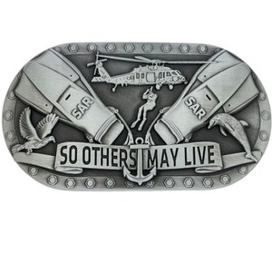 SAR belt buckle Old Antique Silver