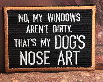 dog nose art