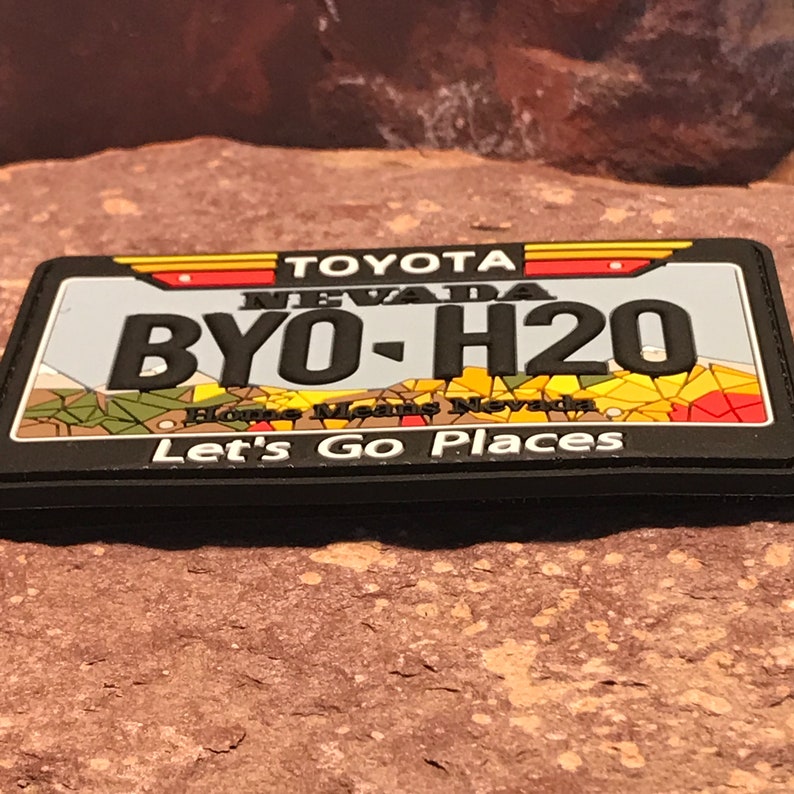 Nevada Collectible License Plate PVC Patch