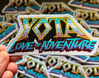 YOTA Love of Adventure ~ Toyota Embroidered Morale Patch ~ Thor Love & Thunder Parody Headliner Accessory ~ Tacoma 4Runner Fj Cruiser Tundra