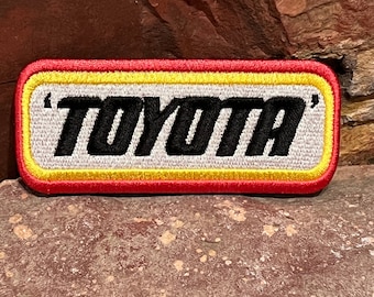 トヨタ レトロ レーサー 刺繍 モラル パッチ - トイボックス タイタンズ コレクション