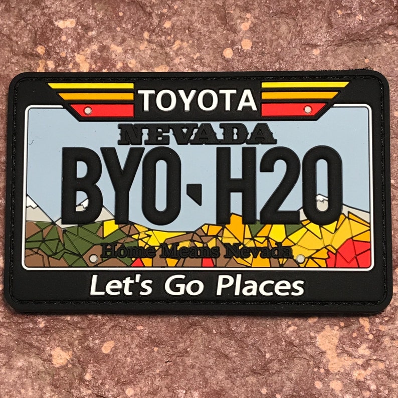 Nevada Collectible License Plate PVC Patch