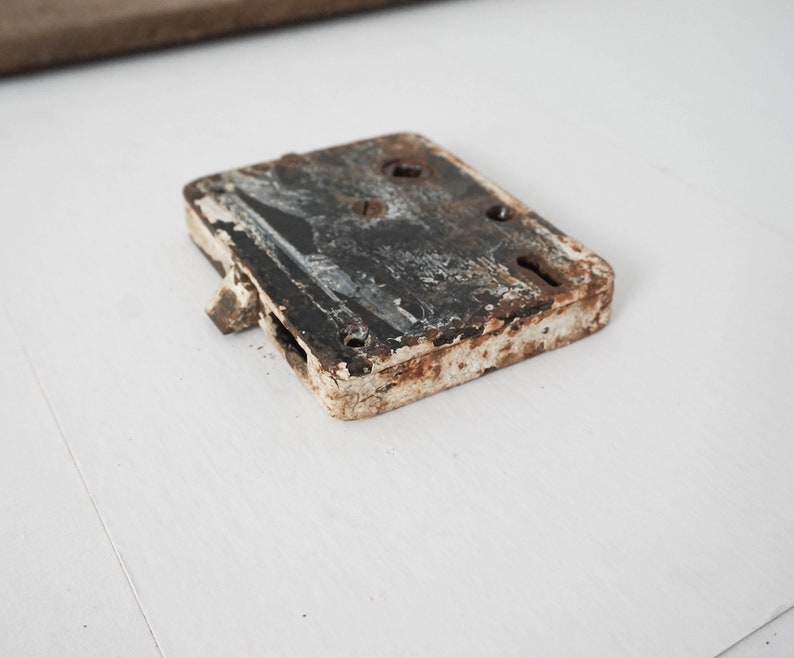 Antique Mortise Lock with Deadbolt Vintage Door Hardware