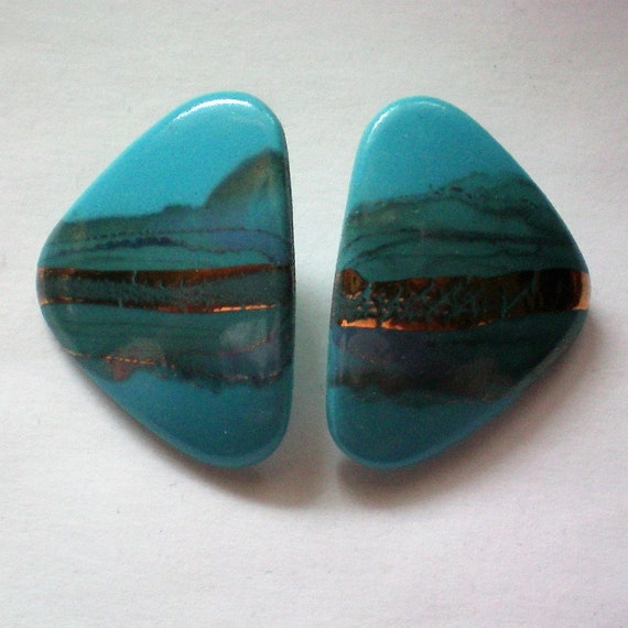 Roy Gorman Fine Ceramic Pierced Earrings - 6476