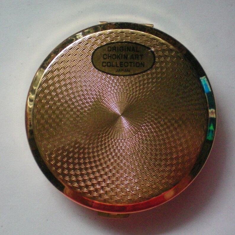 Chokin Art Dragon Facial Powder Compact 6121