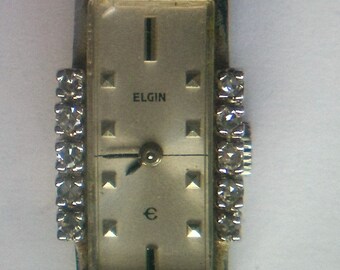 Elgin Deluxe 10K Gold Plated Watch - 1940s Watch, Flex / Stretch Adjustable Elgin deluxe 10k gold - Gem main image 2