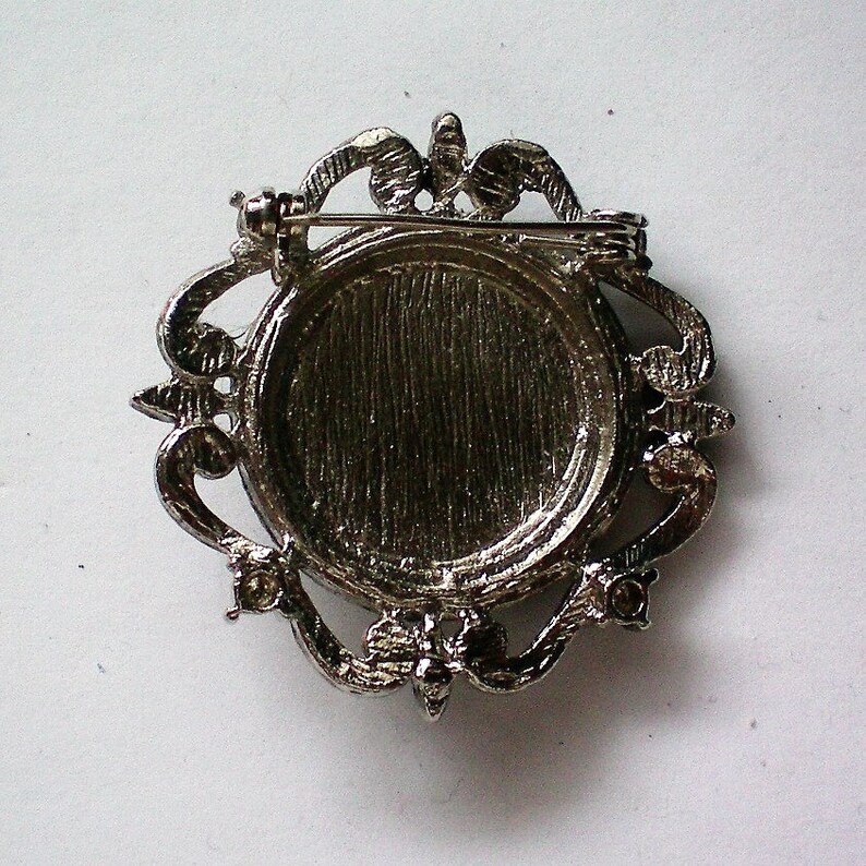 Marcasite Cameo Pin 5209 image 2