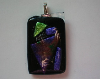 Stunning Dichroic Glass Pendant - 5311