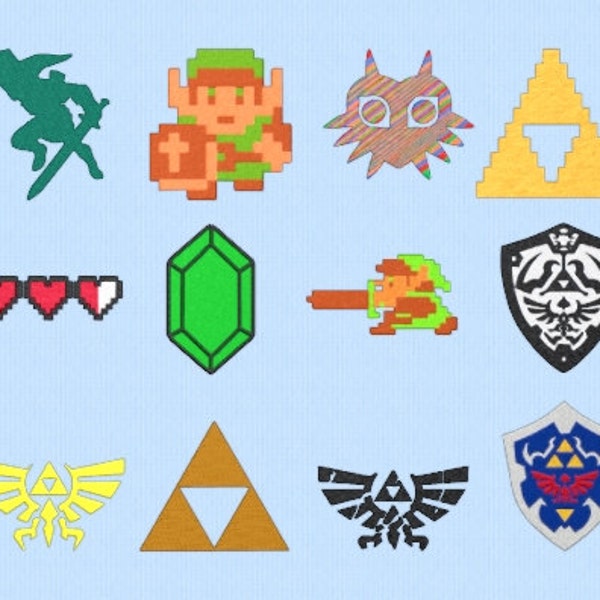 Legend of Zelda Embroidery - Etsy