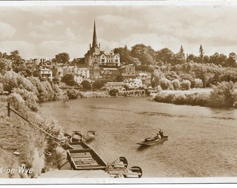 Ross-On-Rye, Herefordshire, England, UK - Vintage 1954 Photographic Postcard