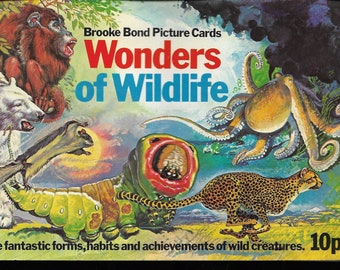 Brooke Bond Tea Card Album: 1976 Wonders of Wildlife, With All Cards