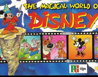 Brooke Bond PG Tips Tea Card Album: 1989 The Magical World of Disney, With Cards