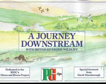Brooke Bond PG Tips Tea Card Album: 1990 A Journey Downstream, With All Cards
