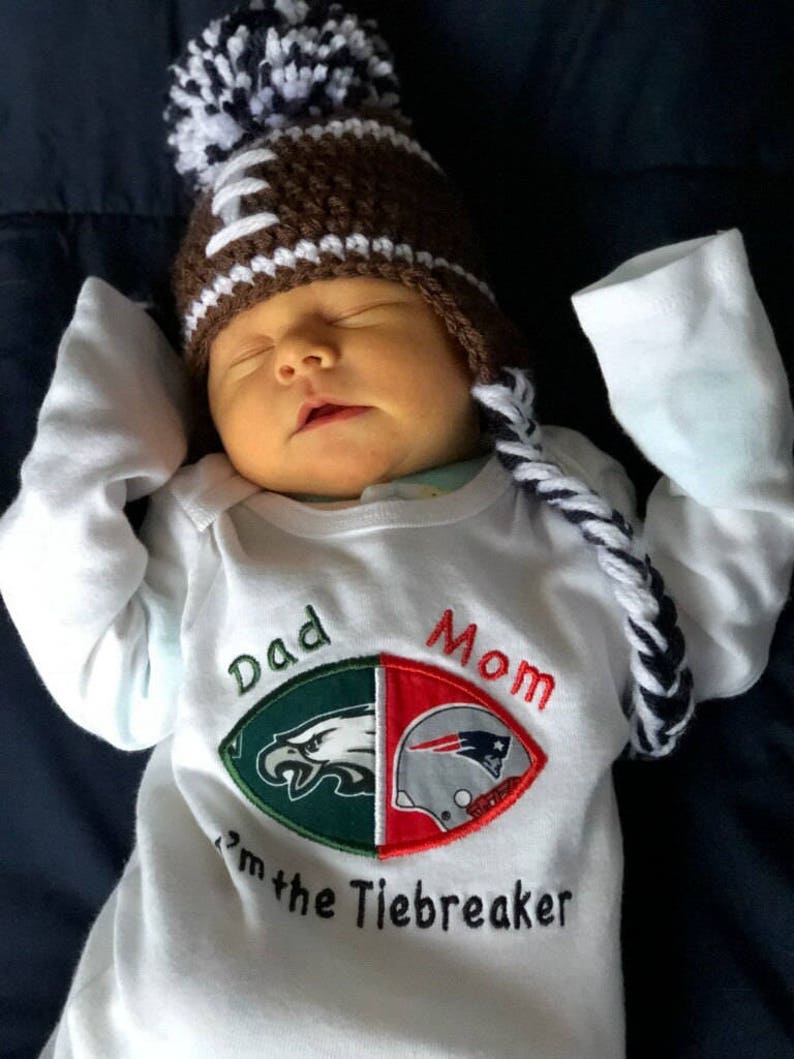 House Divided Baby Embroidered Football Bodysuit Shirt Burp Etsy