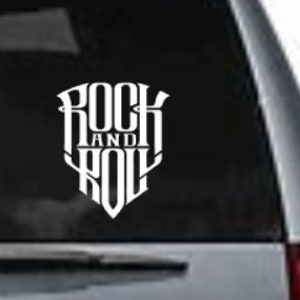 Rocking R Decal Rock and Roll Decal, Music Decal - Etsy