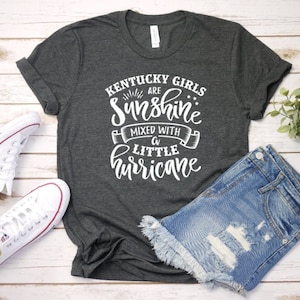 Kentucky shirt, kentucky girls, sunshine and hurricane