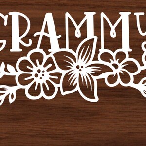 Grammy car decal, mimi decal, tutu decal, grandma car decal, laptop decal