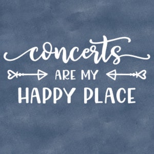 Music decal, music is my medicine, concerts are my happy place decal, music car decal, music life decal, music matters